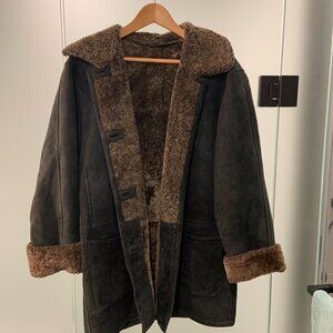 Genuine Sheepskin Women's Winter Coat - Size M